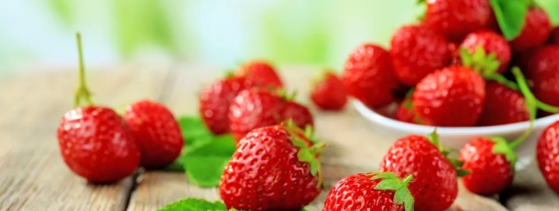 Des fraises bien mûres et sucrées