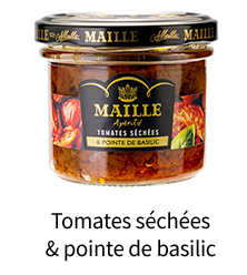 Tomates séchées & pointe de basilic