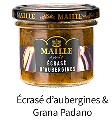 Écrasé d’aubergines & Grana Padano