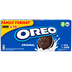 Oreo biscuit format familial