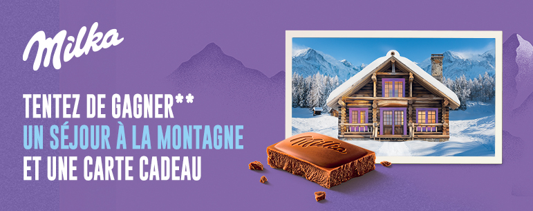 TENTEZ DE GAGNER UN SÉJOUR À LA MONTAGNE ET UNE CARTE CADEAU