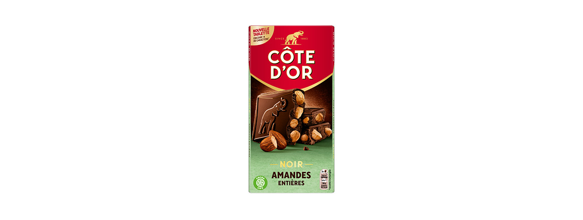 chocolat Côte d’Or Noir Amandes Entières