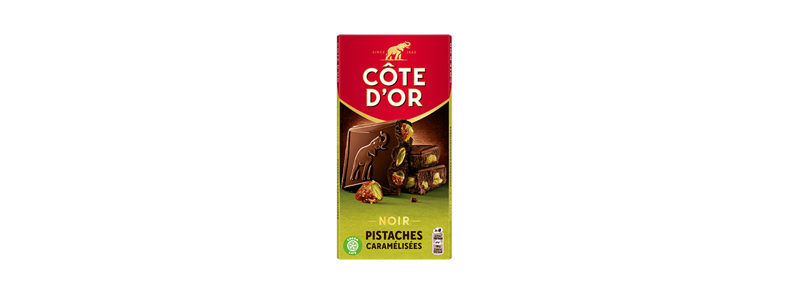 Chocolat Côte d’Or Noir Pistache Caramélisées