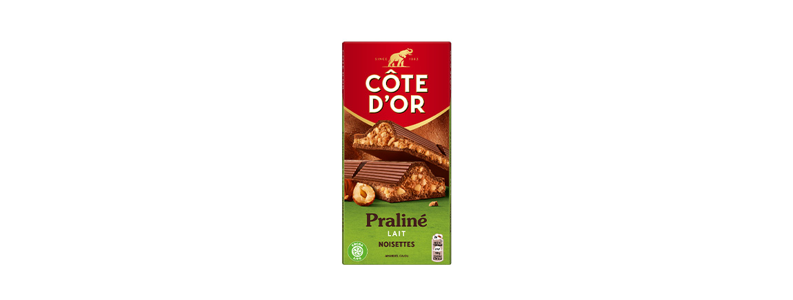 Chocolat Côte d’Or Praliné Double Noisettes