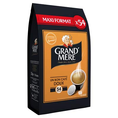 Découvrez la gamme café Grand'Mère en dosette souples