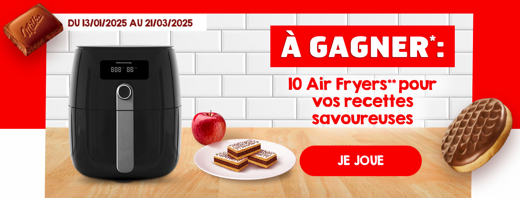 À gagner : 10 air fryers pour vos recettes savoureuses