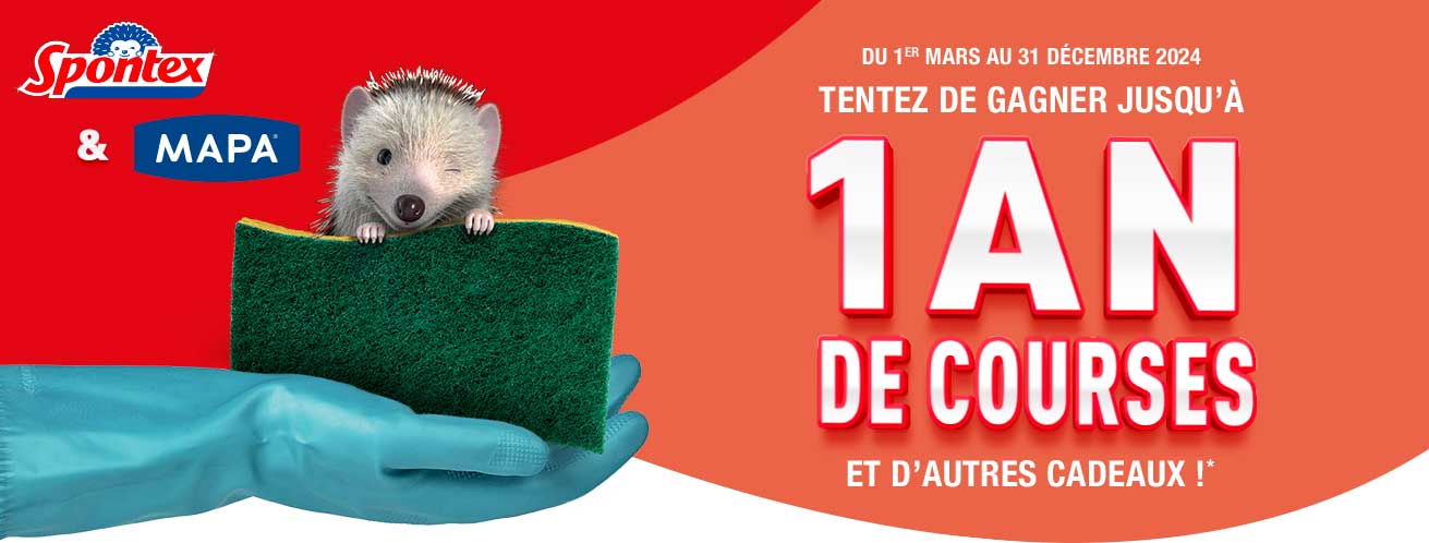 Tentez de gagner jusqu'à 1 an de courses et d'autres cadeaux !