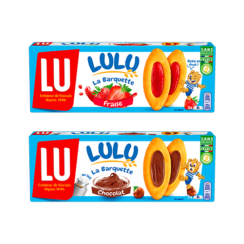 LULU Barquettes Chocolat + Fraise