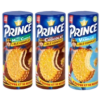 Prince 300G choco + vanille + lait choco