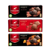 Côté d'Or Mignonnettes Noir + Lait + Noir Orange