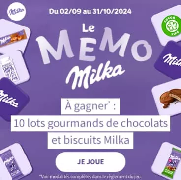 Milka vague violette card jeux