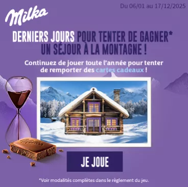 Milka 25 jeu 1 card HP