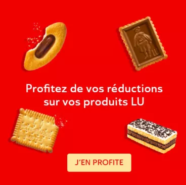 Card panier thématique Les promos LU