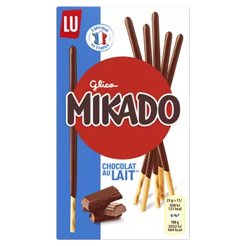 Mikado pocket chocolat au lait de Lu : avis et tests - Biscuits