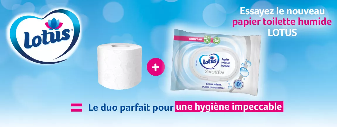 Recevez gratuitement du Papier toilettes Lotus - TestClub FR