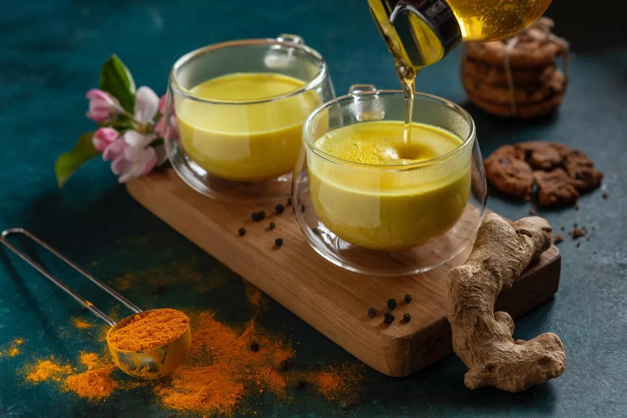 Lait d'or au miel - Golden milk - Recettes de cuisine Ôdélices