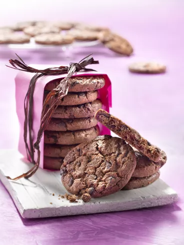 Cookies au chocolat avec Poulain Dessert® Noir Corsé 64%