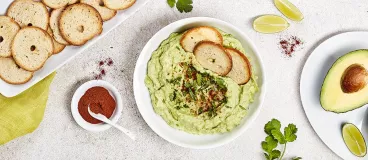 Dipping avocat avec Belin Rolls Crème & Oignon