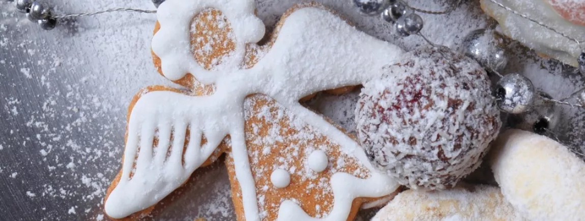 Un biscuit en forme d’ange 