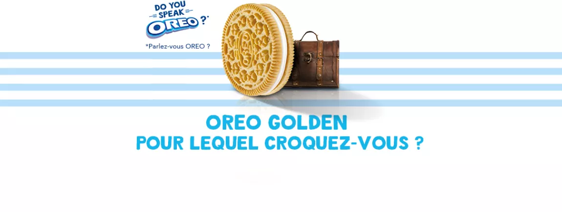 Tout l’or du monde pour un Oreo® Golden*