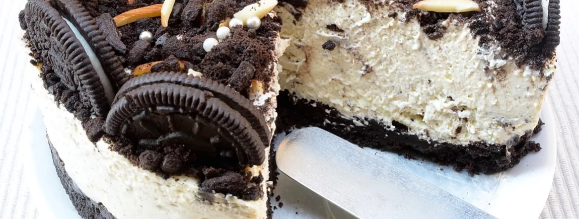 Un cheesecake aux Oreo®