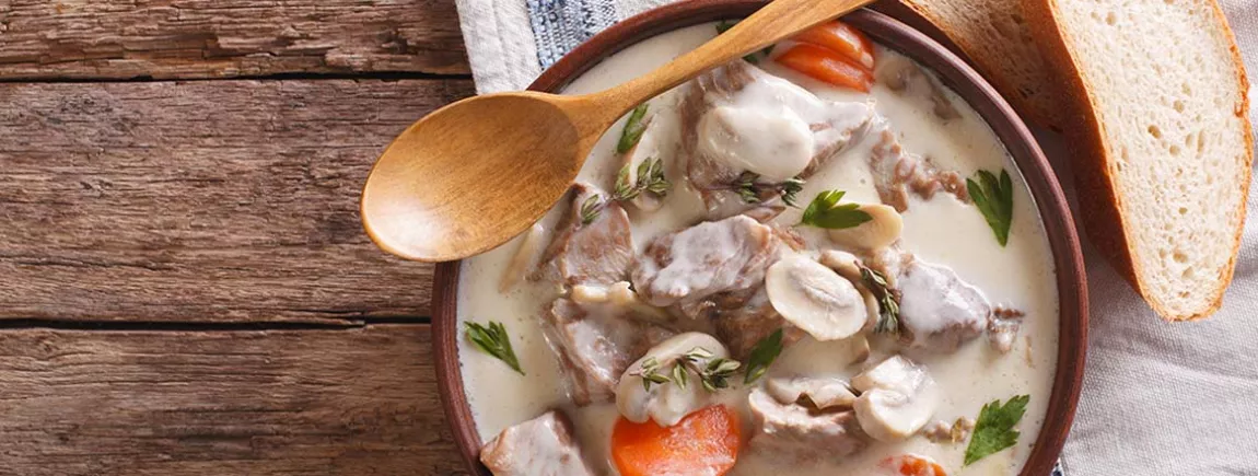 Blanquette de veau en cocotte