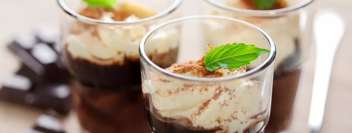 Une verrine au chocolat avec Côte d’Or