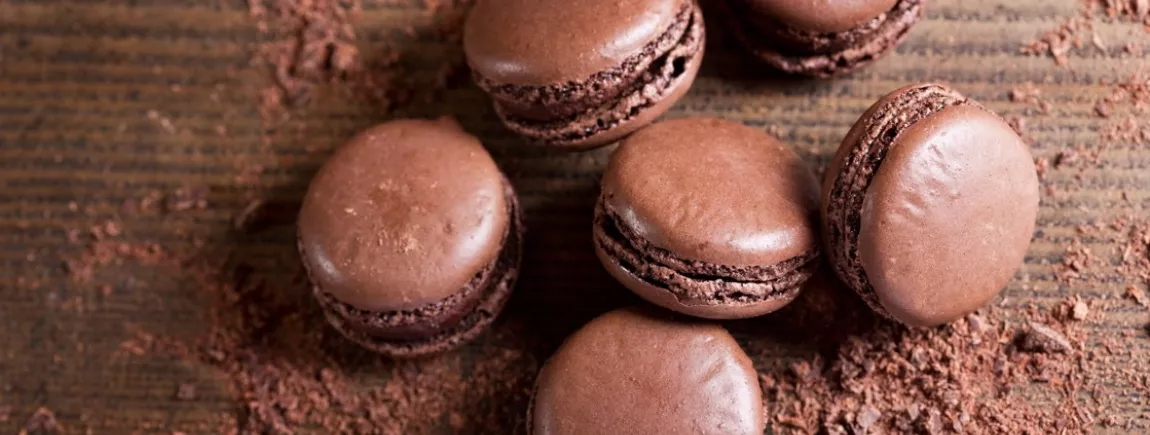 Des macarons au chocolat Côte d’Or®