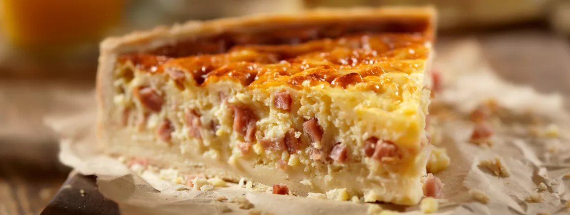 Une quiche lorraine 