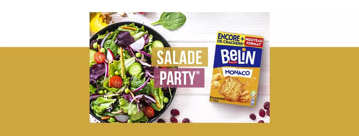 Salade et pack belin monaco