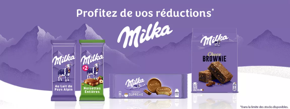 Panier des réductions Milka 2025