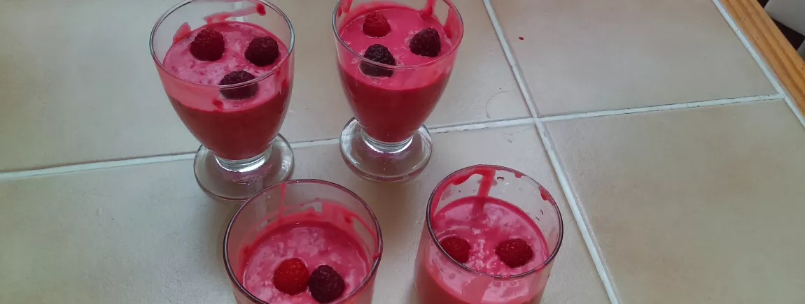 Mousse de framboise