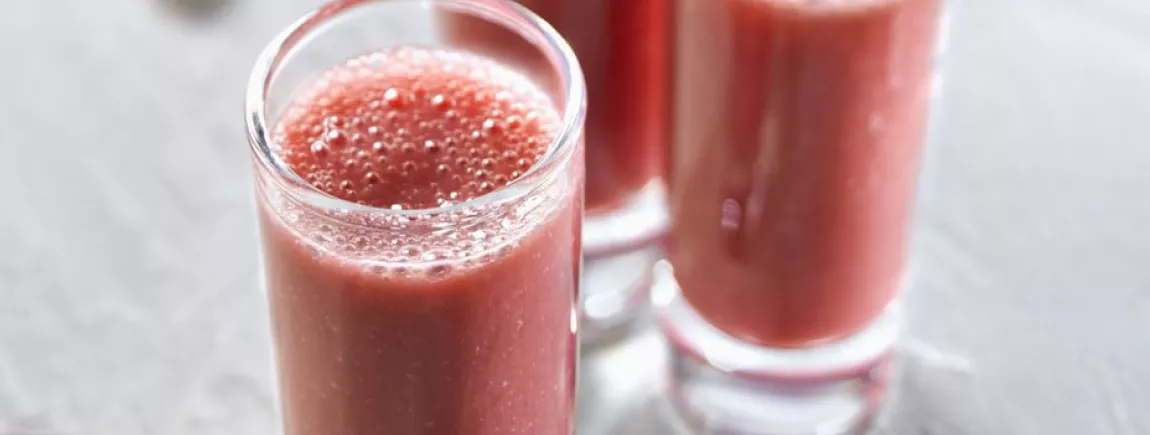 Smoothie framboises myrtilles